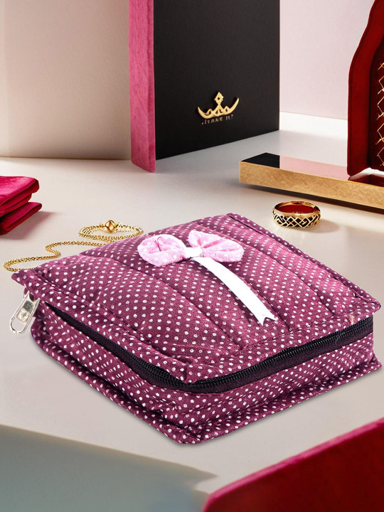 Aura Purple Set of 1 Regular Jewellery Organiser Organisers