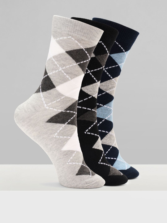 BYFORD by Pantaloons Men 3-Pcs Calf Length Socks