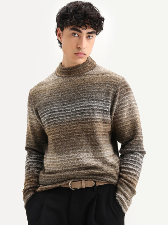 RARE RABBIT Men Colourblocked Pullover