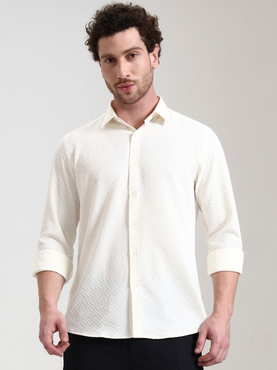WYRE Men Slim Fit Casual Shirt