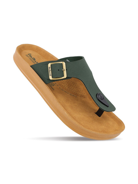 Walkaroo Men PU Comfort Sandals