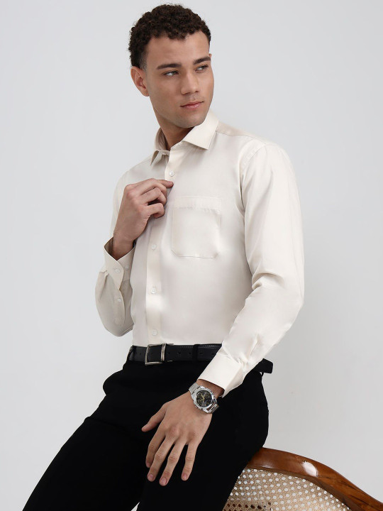 METAL Men Slim Fit Formal Shirt