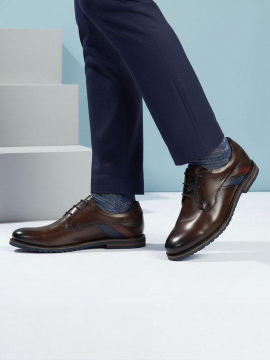 Bugatti Men Leather Formal Derbys