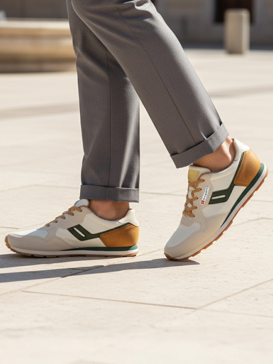Bugatti Sacramento Men Colourblocked Lace-Ups Sneakers