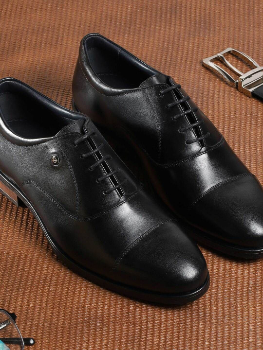 DAVINCHI Men Leather Formal Oxfords
