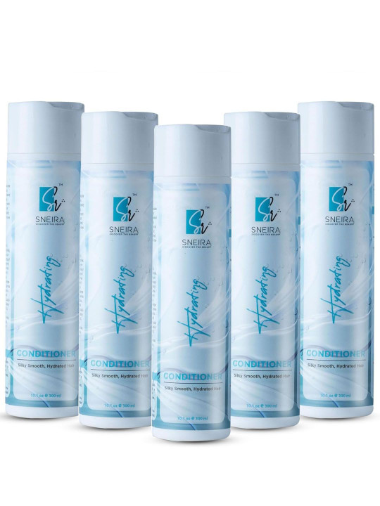 SNEIRA Set Of 5 Hydrating Conditioner For Silky Hair - 300 ml Each