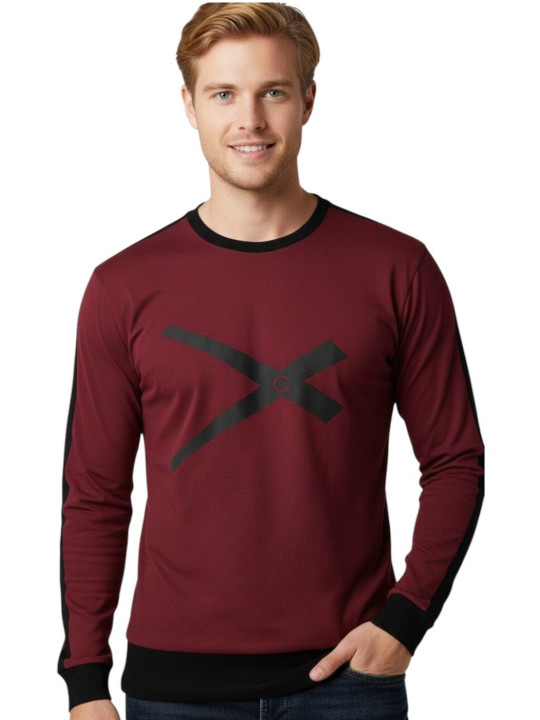 FAOES Men Colourblocked T-shirt