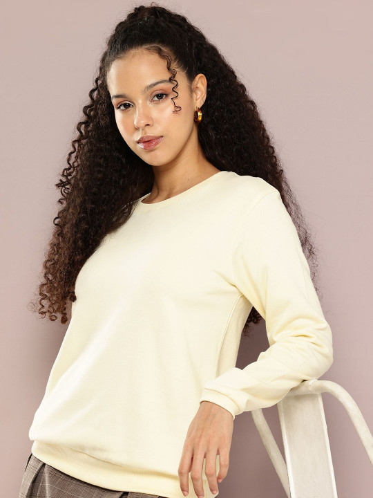 DILLINGER Womens Relaxed Fit Plain Long Sleeve Tshirt