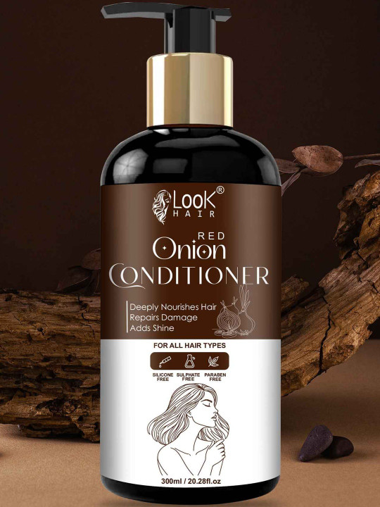 LOOK HAIR Red Onion Conditioner For Hair Fall Control - 300 ml