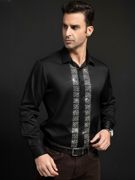 KEHAR Men Straight Party Shirt