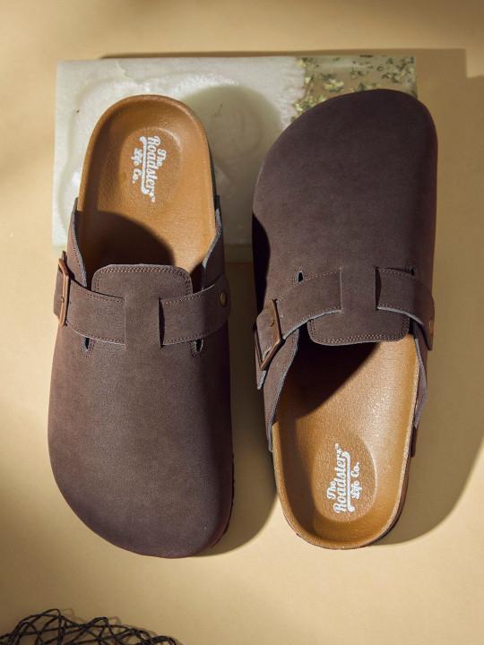 Roadster The Lifestyle Co Men Soft Footbed Buckle Comfort Sandals