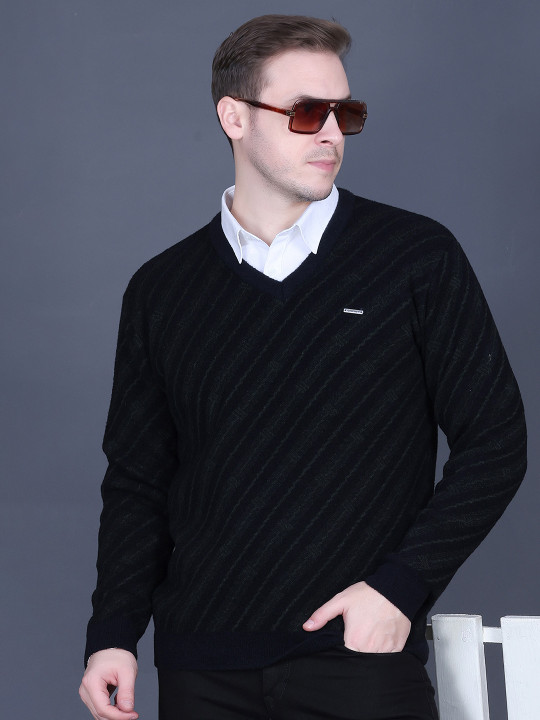GODFREY Men Striped Pullover