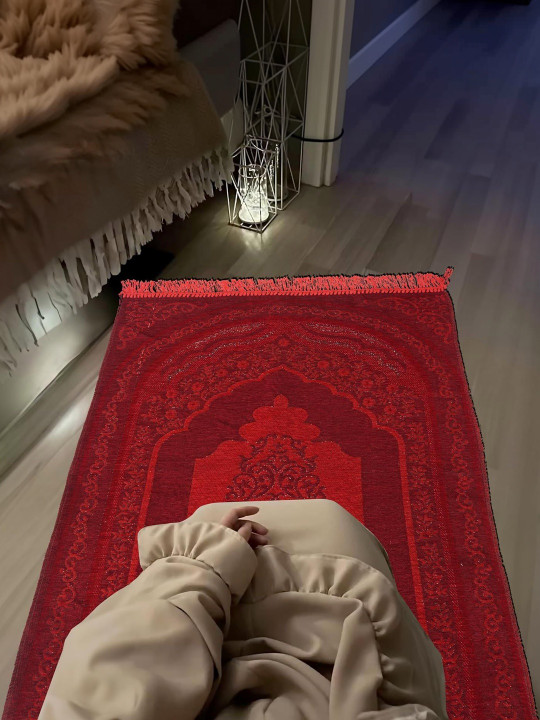 Furnishing Hut Namaz Mat Velvet Eco Friendly Prayer Mats