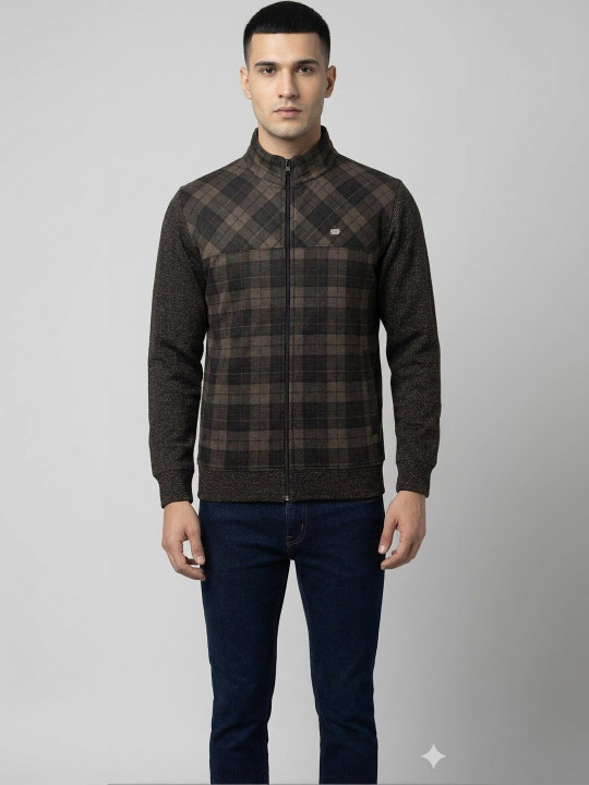 Pierre Carlo Men Checked Pullover