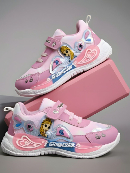 Girls Frozen Printed Sneakers