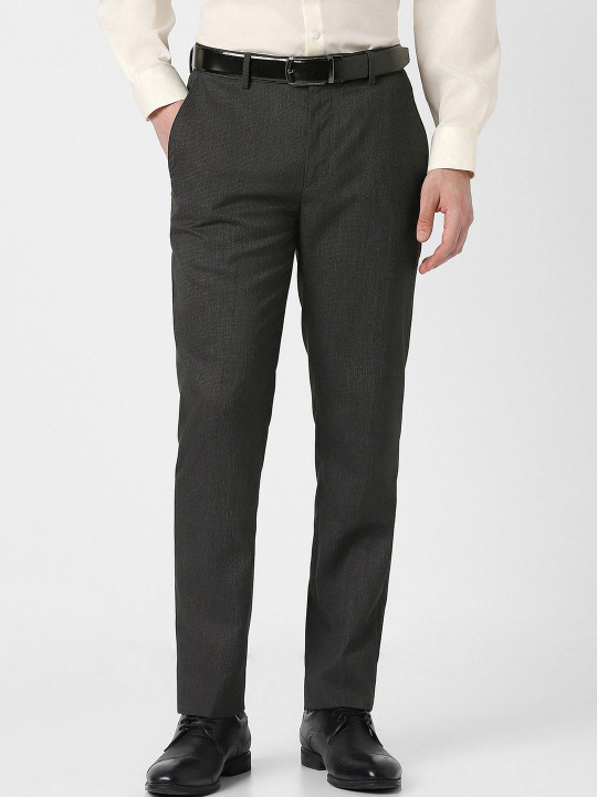 Peter England Elite Men Slim Fit Trousers