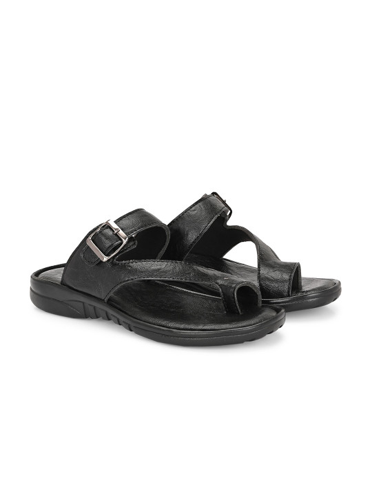 Azzaro Black Men Formal Slip-On