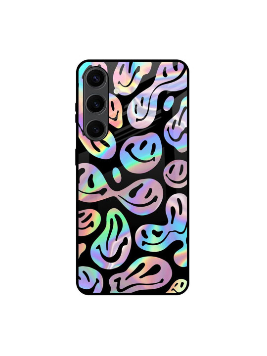 QRIOH Acid Smile Printed Samsung Galaxy S24 Plus Back Case