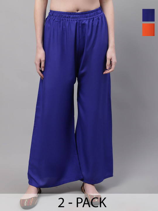 Valles365 by S.C. Women 2 Flared Palazzos