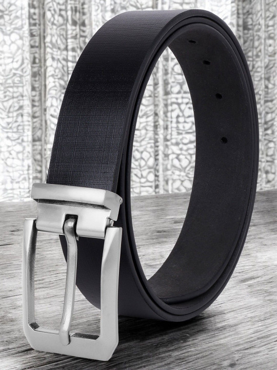 Metronaut Men Textured Leather Formal Belt