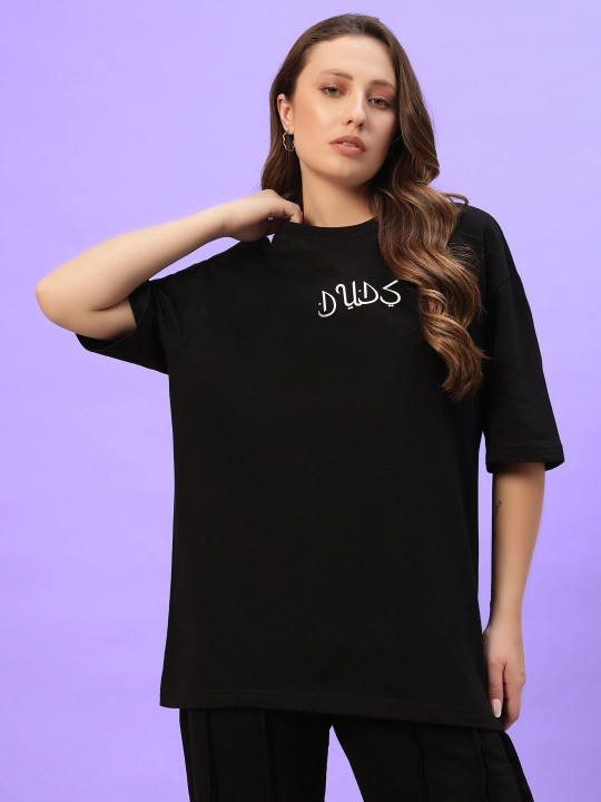WEARDUDS Women Printed Tropical T-shirt
