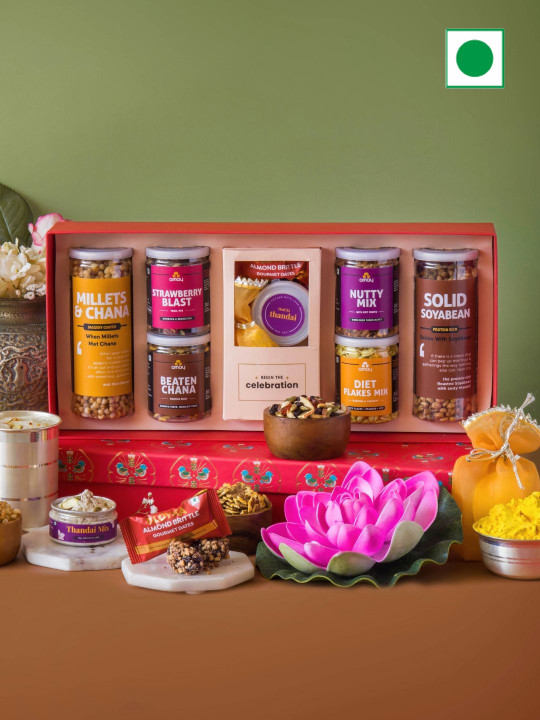 Omay Foods Set Of 10 Holi Gift Hamper