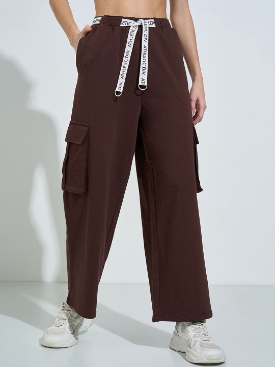 Ajile by Pantaloons Women Relaxed Fit Pure Cotton Track Pants