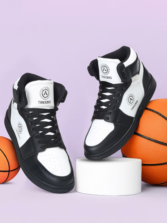 THNXBRO Men PU Sneakers