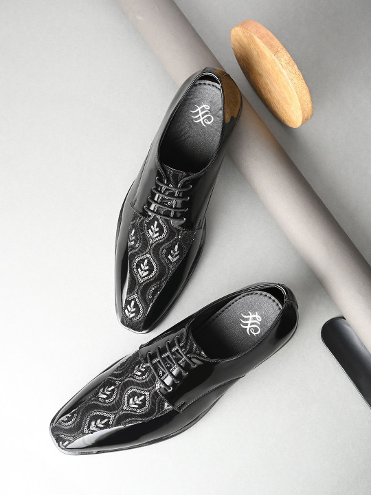 House of Pataudi House Of Pataudi Men Formal Lace Up Derbys
