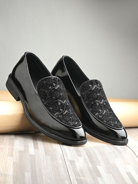 House of Pataudi House Of Pataudi Men Formal Slip On Loafers