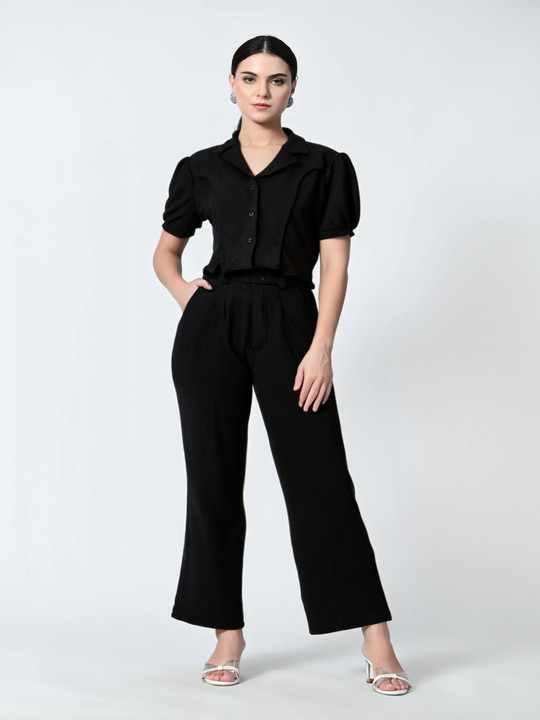 SHAHVEER CREATION Short Sleeves Shirt With Trousers