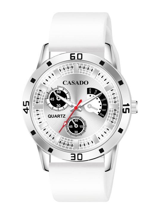 Men Dial & Straps Analogue Watch CSD-638-SILVER-WHITE deal from myntra