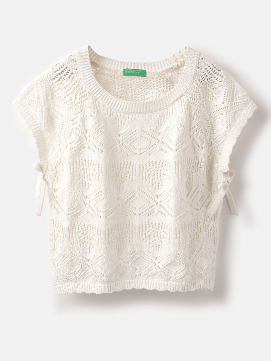 United Colors of Benetton Print Cotton Top
