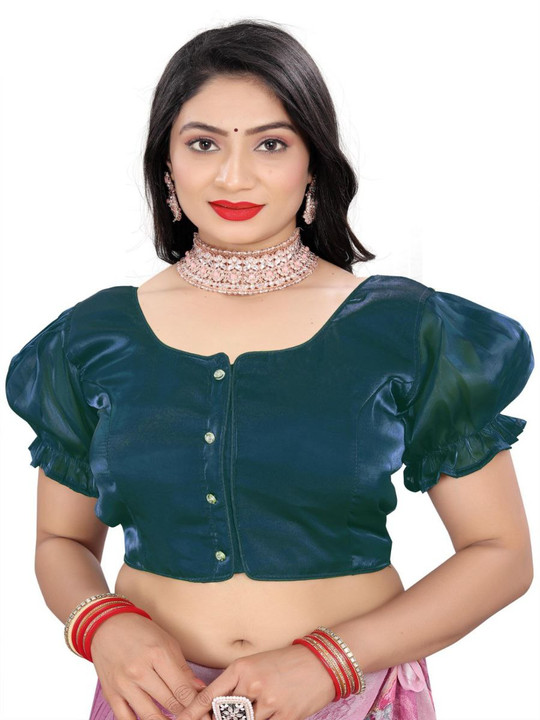 HERE&NOW Round Neck Saree Blouse