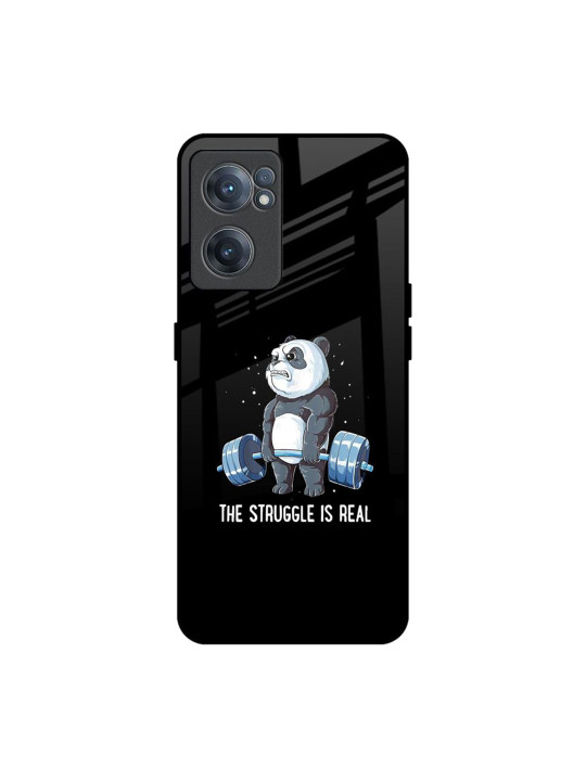 QRIOH Real Struggle Real Printed OnePlus Nord CE 2 Back Case