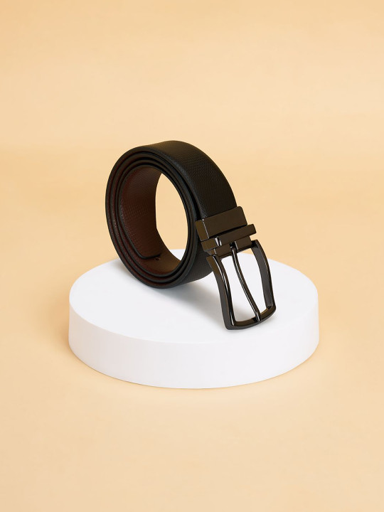 BYFORD by Pantaloons Men Textured Leather Reversible Belt