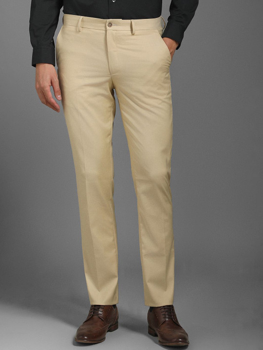 Louis Philippe Men Slim Fit Formal Trousers