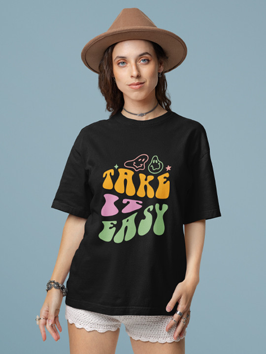 Slenor Women Printed Extended Sleeves Applique T-shirt