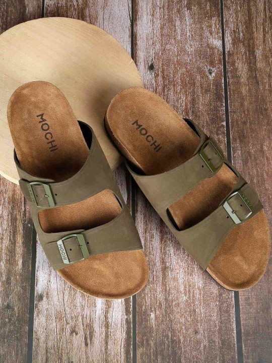 Mochi Men Leather Comfort Sandals