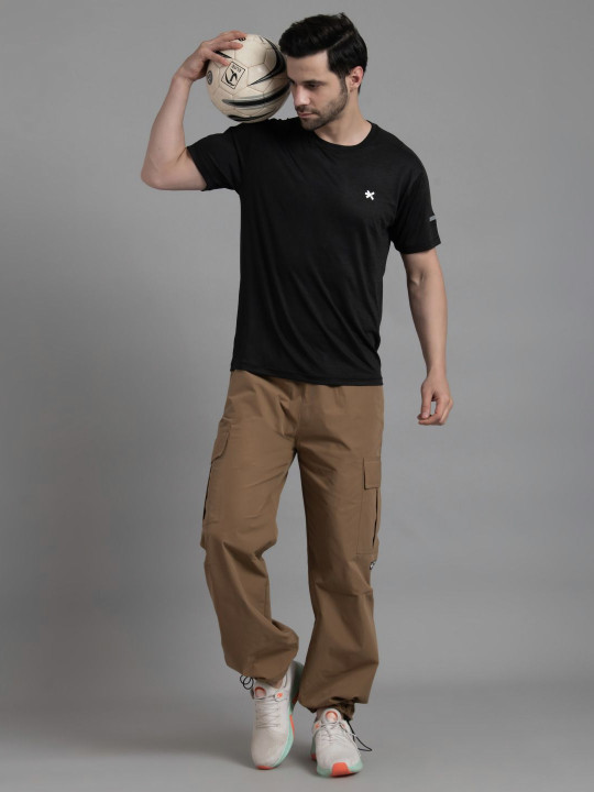 HRX by Hrithik Roshan Men Solid Round Neck T-shirt