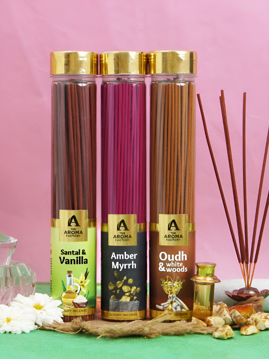 The Aroma Factory Wood 3 Piece Ganesh Chaturthi Incense Sticks