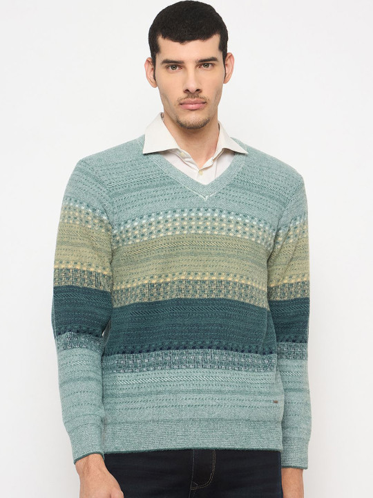 Duke Men Striped Pullover