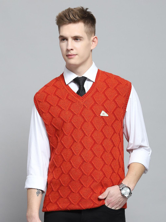 Monte Carlo Men Chevron Woollen Pullover