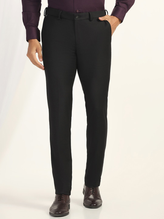 Blackberrys Men Skinny Fit Formal Trousers