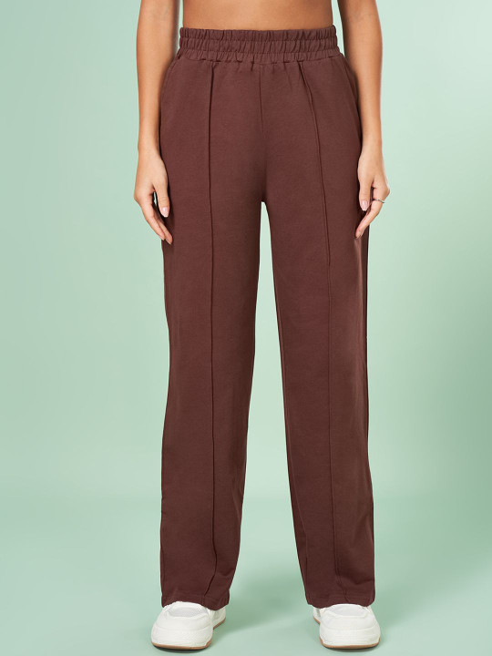 Ajile by Pantaloons Women Straight Fit Mid Rise Sports Track Pants