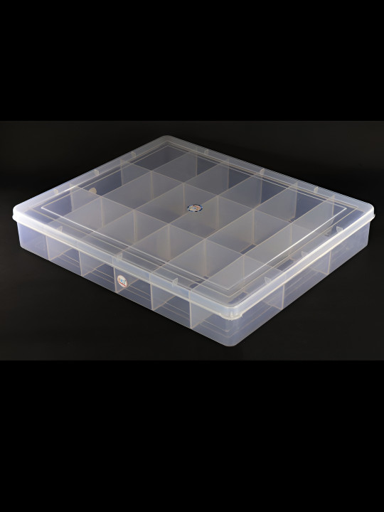 NMII Transparent Storage Box Jewellery Organiser With Lid
