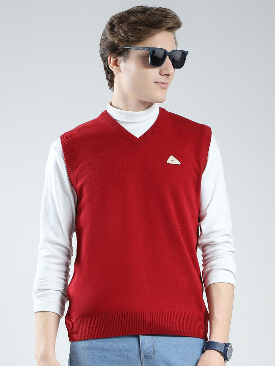 Monte Carlo Men V Neck Sleeveless Sweater Vest