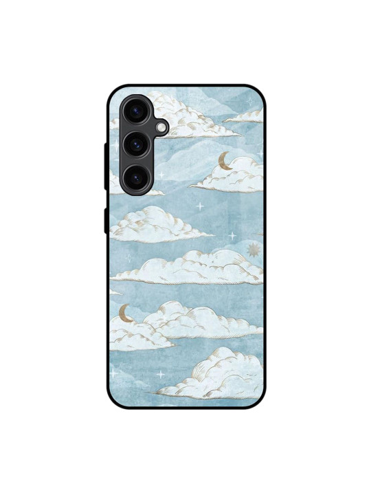 QRIOH Celestial Dreamscape Printed Silicone Samsung Galaxy S23 FE 5G Back Case