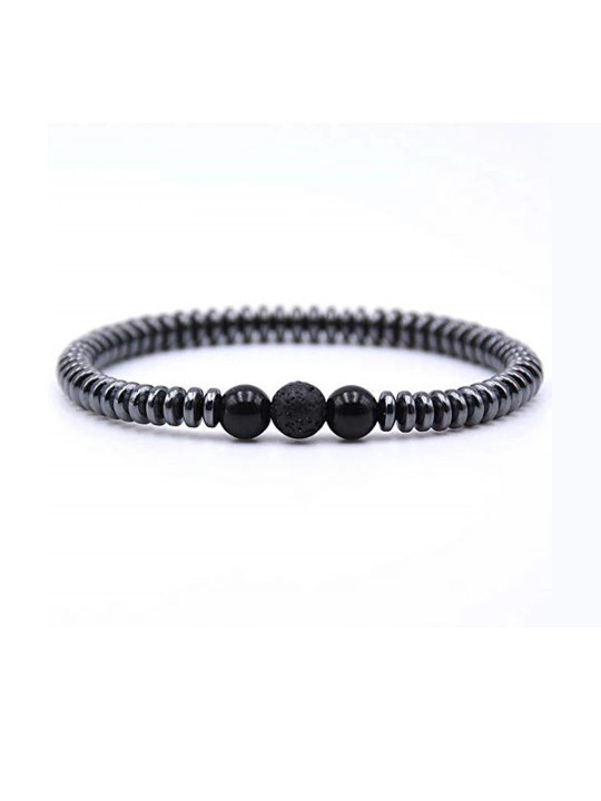 EDMIRIA Unisex Black Ceramic Bracelet