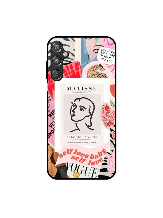 QRIOH Qrioh Self Love Quirky Printed Samsung Galaxy M15 5G Back Case Mobile Accessories